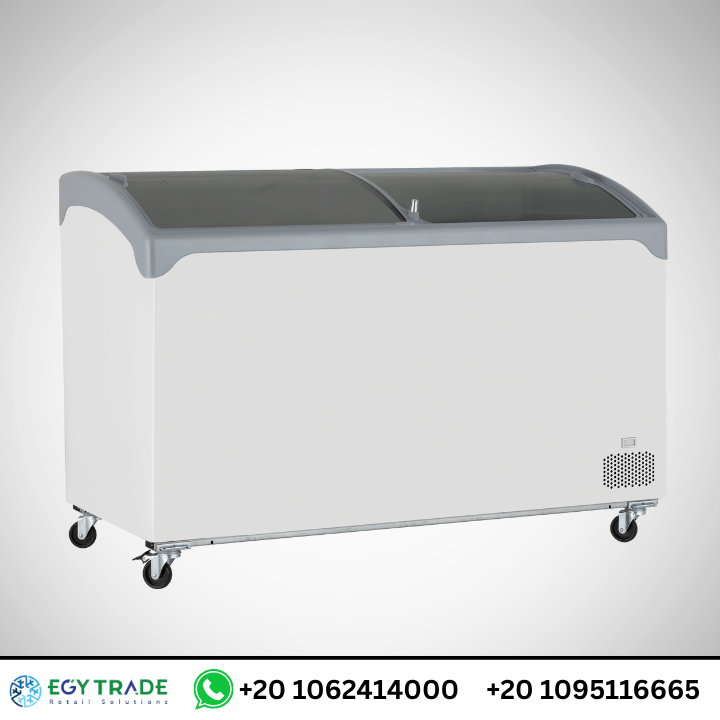 فريزر أفقي بومبيه بتصميم عملي ضمن تجهيزات السوبر ماركت من ايحي تريد